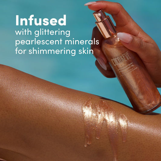 Coco & eve Antioxidant Glow Shimmer Body Oil 100ml - Zin Beauty Shop - Zine Beauty Shop