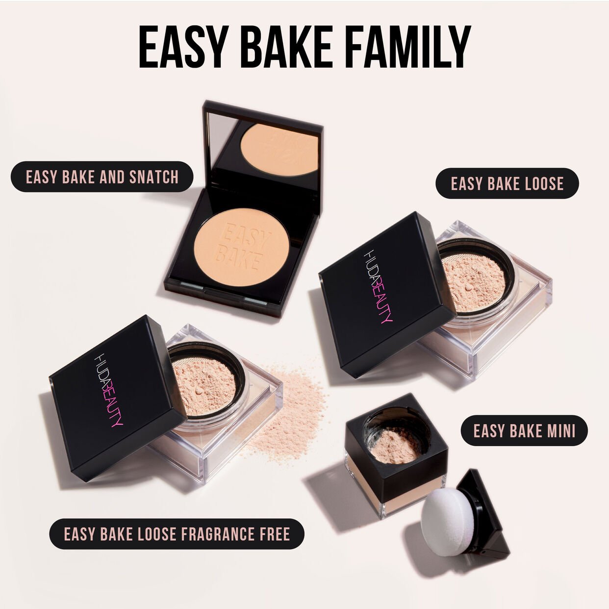Easy Bake Fragrance Free Loose Baking and Setting Powder - Zin Beauty Shop - Zine Beauty Shop