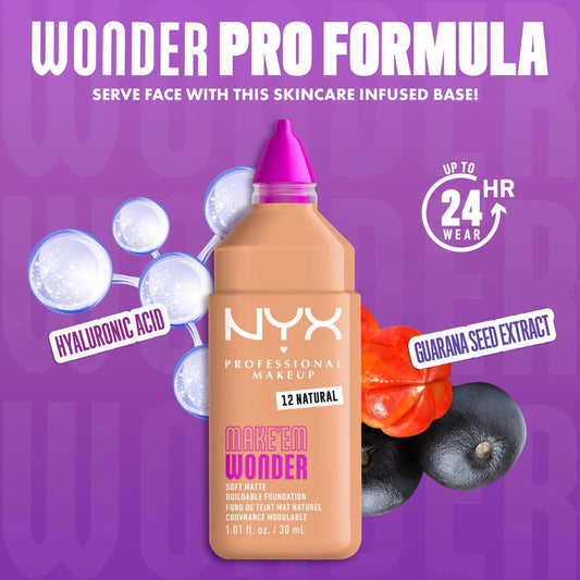 NYX Make 'Em Wonder Foundation - Zin Beauty Shop - Zine Beauty Shop