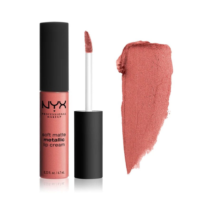 NYX Soft matte metallic lip cream Cannes - Zin Beauty Shop - Zine Beauty Shop