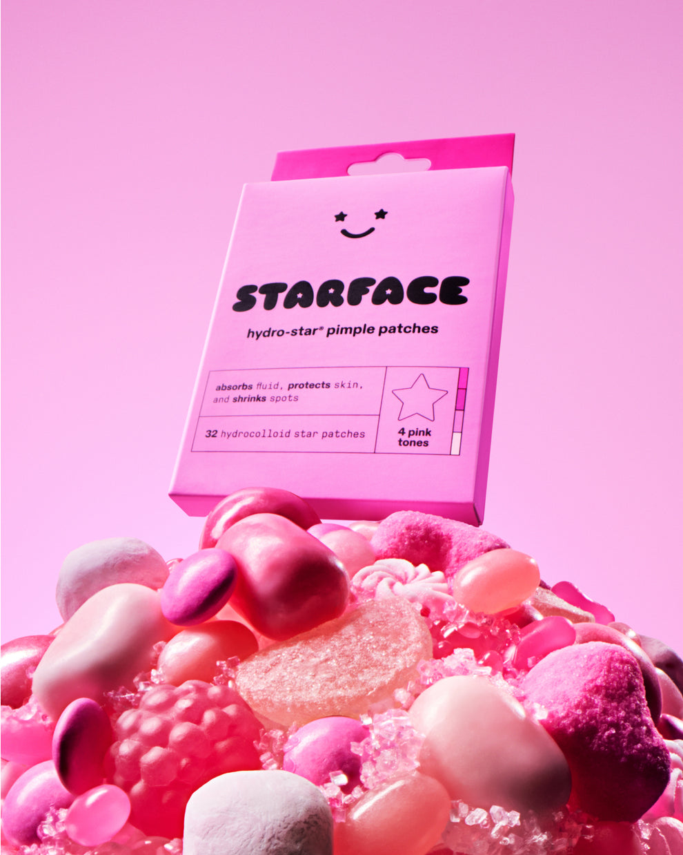 Starface Pink Hydro-Star pimple patches 32