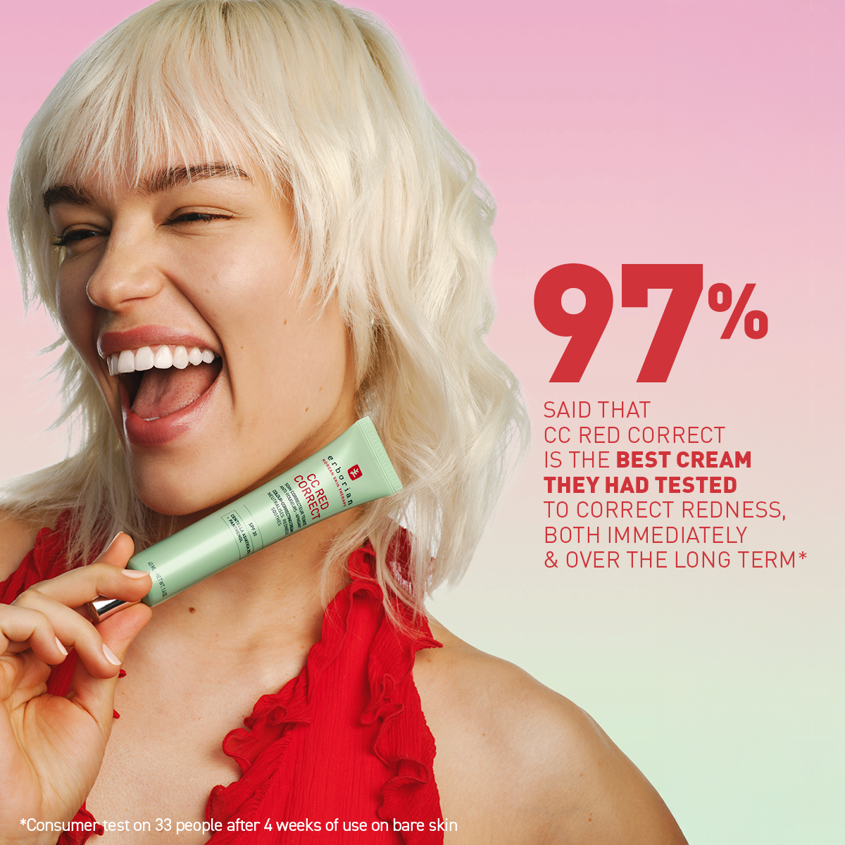 Erborian CC Red Correct 40ml - Zine Beauty Shop