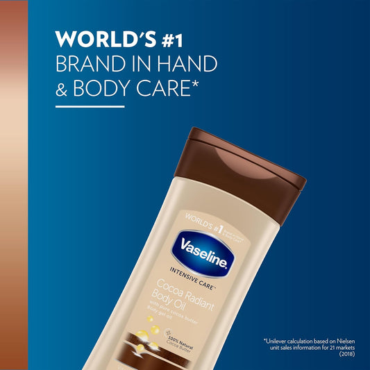 Vaseline Intensive Care Cocoa Radiant Body Gel Oil 200ml - Zin Beauty Shop - Zine Beauty Shop