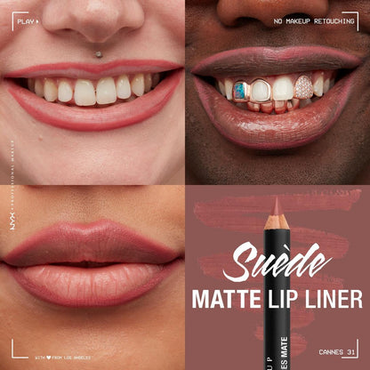 NYX SUEDE MATTE LIP LINER - Zine Beauty Shop