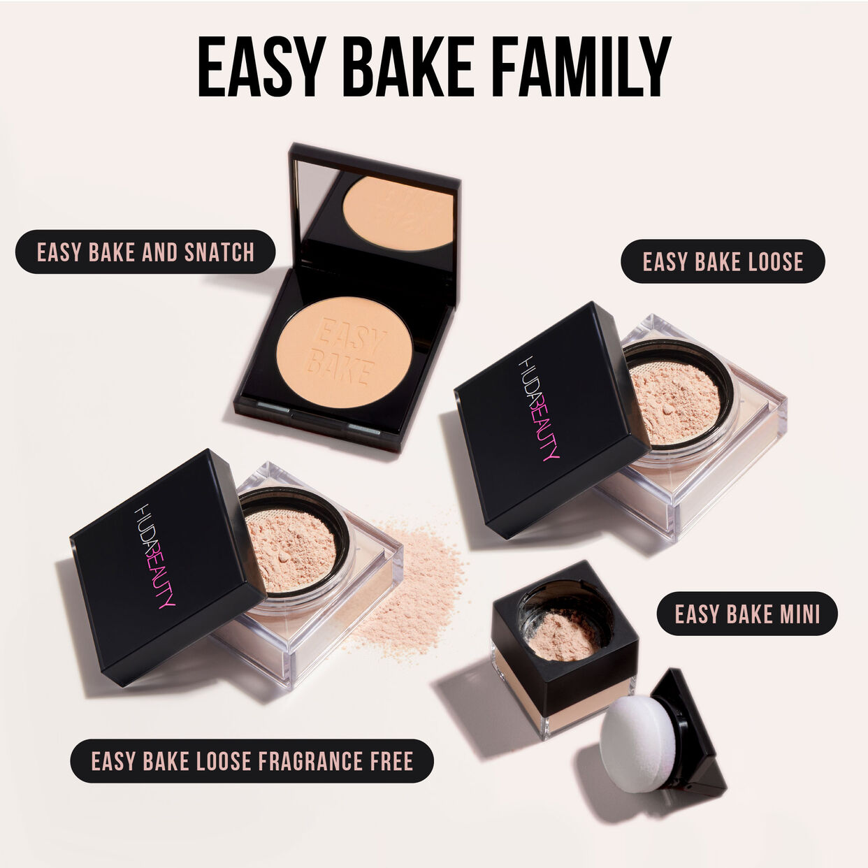 Easy Bake Fragrance Free Loose Baking and Setting Powder