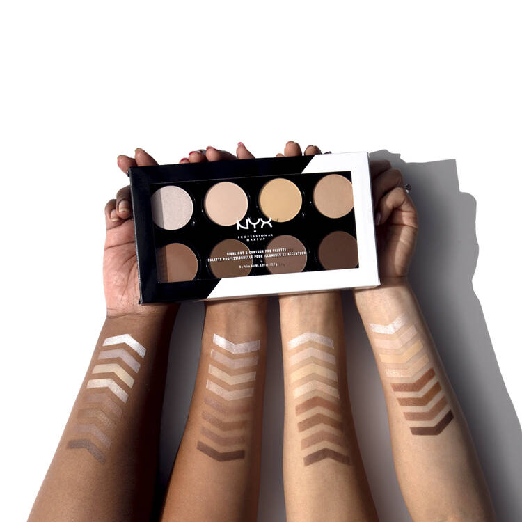 NYX Highlight & Contour Powder Palette - Zine Beauty Shop