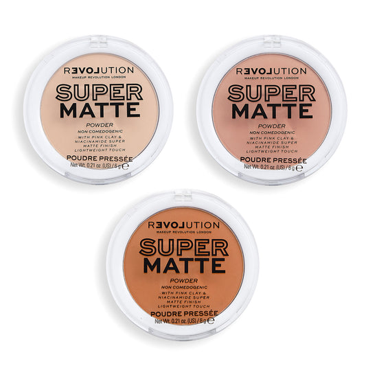 Revolution Relove Super Matte Pressed Powder Translucent - Zine Beauty Shop