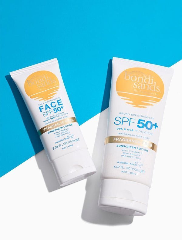 Bondi Sands SPF 50+ Fragrance Free Body Sunscreen Lotion 150ML - Zin Beauty Shop - Zine Beauty Shop