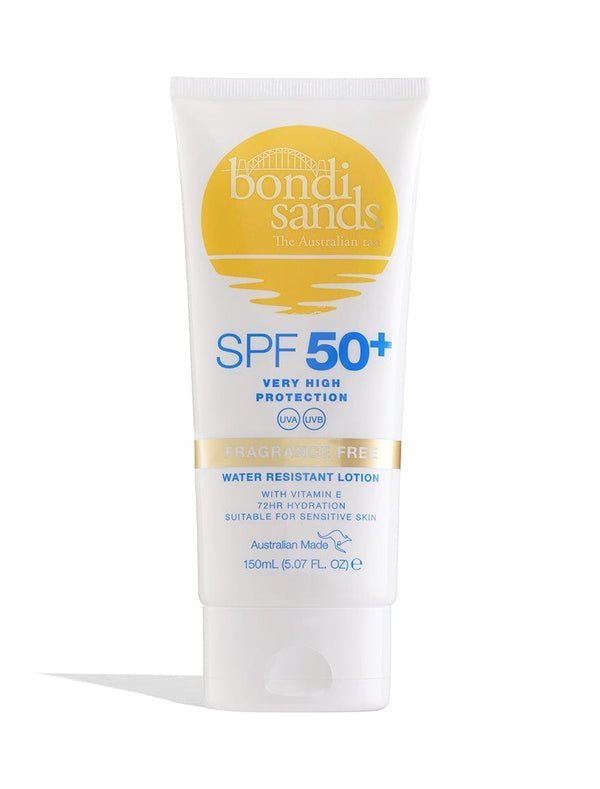Bondi Sands SPF 50+ Fragrance Free Body Sunscreen Lotion 150ML - Zin Beauty Shop - Zine Beauty Shop