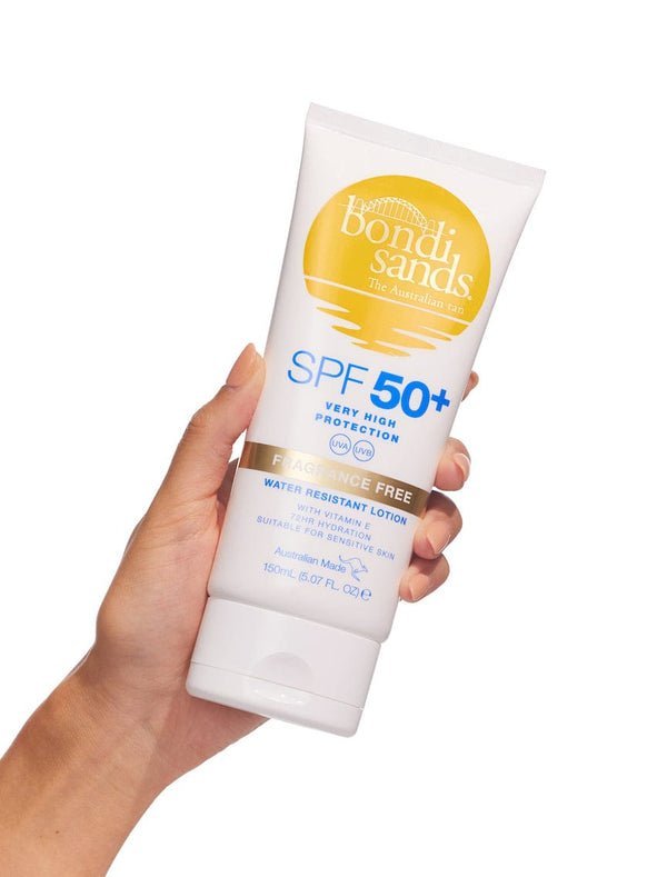 Bondi Sands SPF 50+ Fragrance Free Body Sunscreen Lotion 150ML - Zine Beauty Shop - Zine Beauty Shop