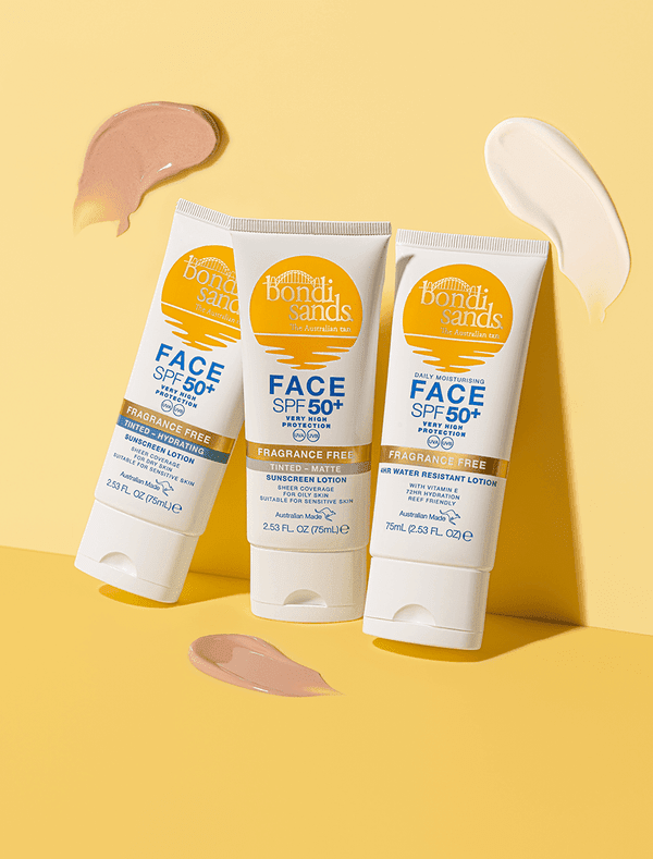 Bondi Sands SPF 50+ Fragrance Free Face Sunscreen Lotion 75ml - Zin Beauty Shop - Zine Beauty Shop