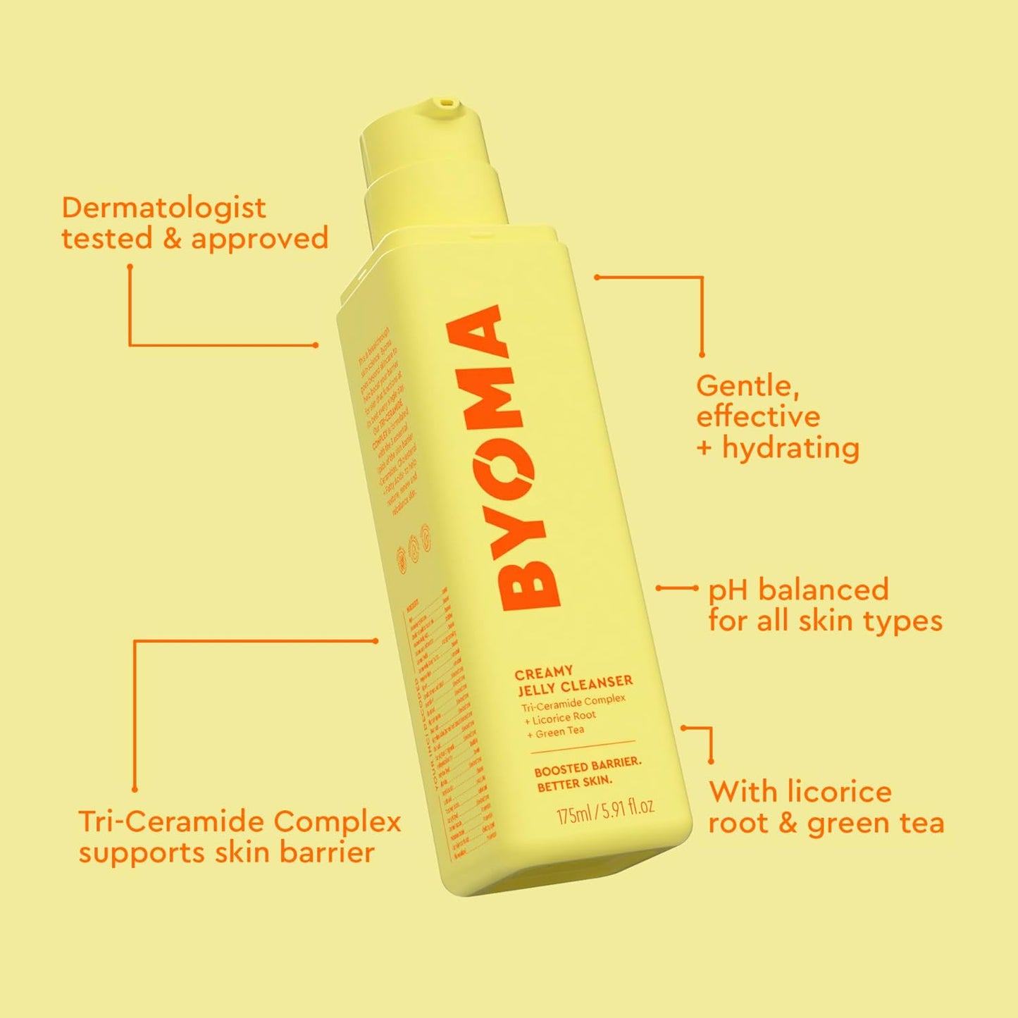 BYOMA Creamy Jelly Cleanser 175ml - Zine Beauty Shop - Zine Beauty Shop