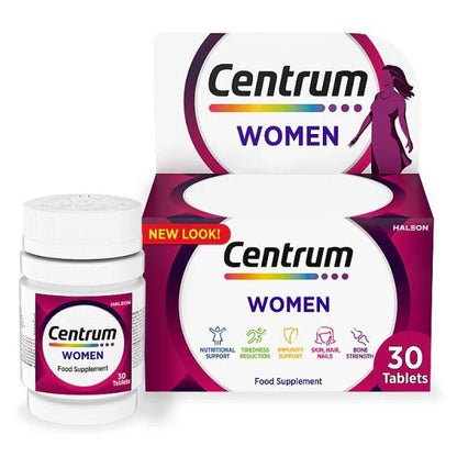 Centrum Women Multivitamins And Minerals, 30 Tablets (03/2028) - Zin Beauty Shop - Zine Beauty Shop