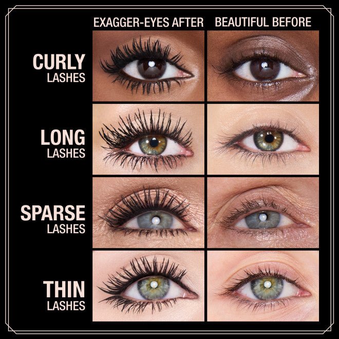 Charlotte Tilbury EXAGGER-EYES VOLUME MASCARA 10ml - Zin Beauty Shop - Zine Beauty Shop