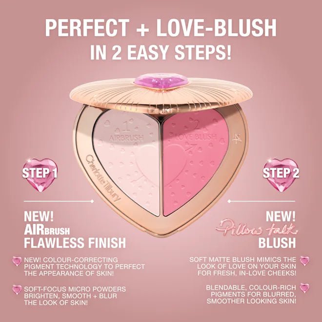 Charlotte Tilbury PILLOW TALK BEAUTY SOULMATES FACE PALETTE - Zine Beauty Shop - Zine Beauty Shop