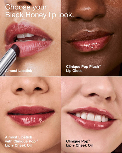 Clinique Pop Lip Cheek Oil in Black Honey - Zine Beauty Shop - Zine Beauty Shop