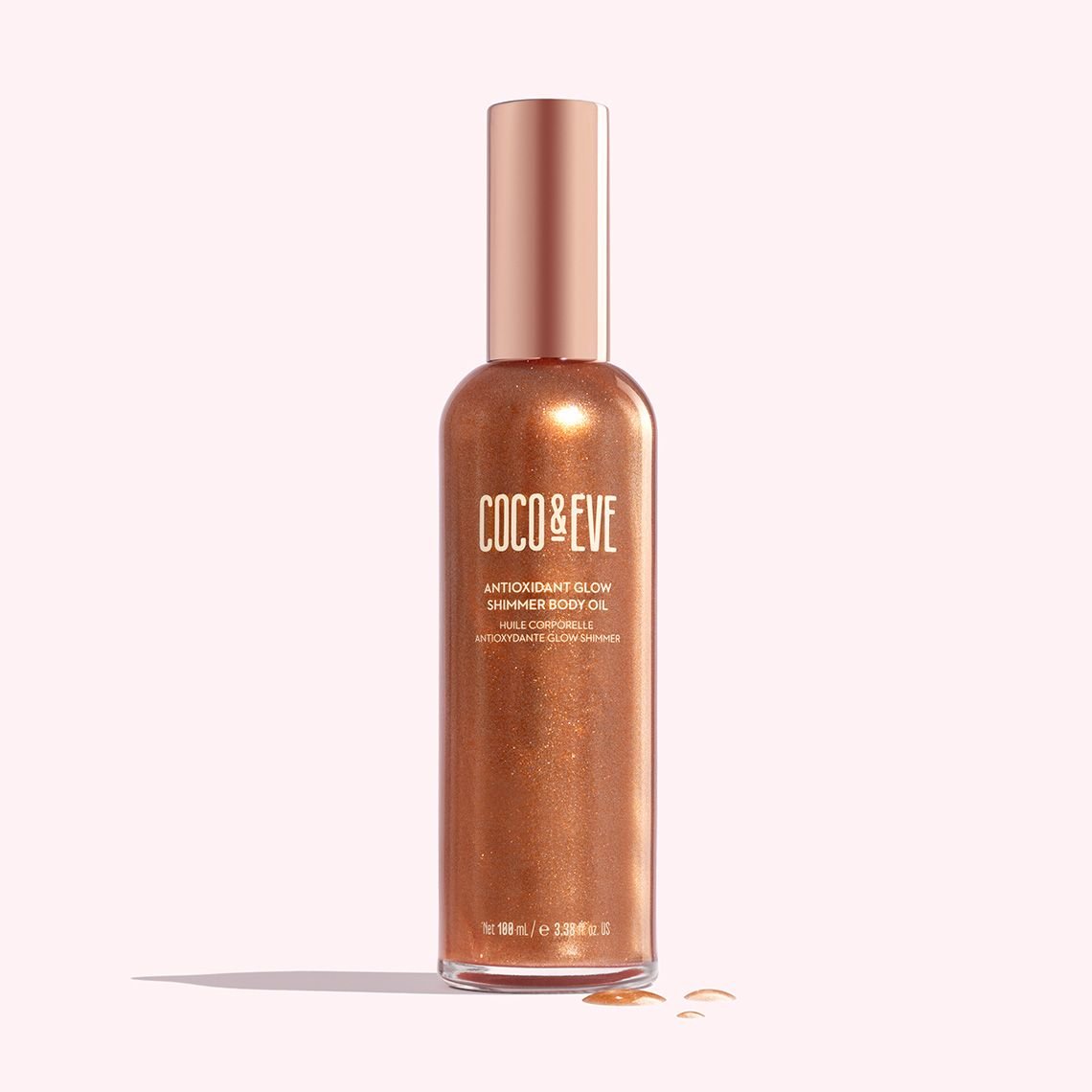Coco & eve Antioxidant Glow Shimmer Body Oil 100ml - Zin Beauty Shop - Zine Beauty Shop
