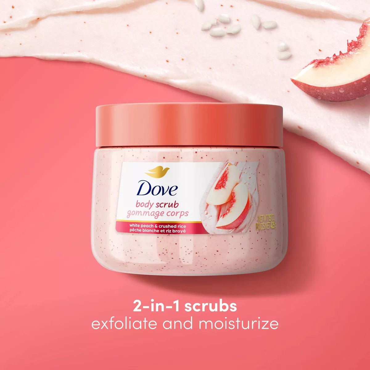 Dove Exfoliating Body Scrub 425g - Zin Beauty Shop - Zine Beauty Shop
