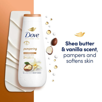 Dove Pampering Advanced Care Body Wash Shower Gel 400Ml - Zine Beauty Shop - Zine Beauty Shop
