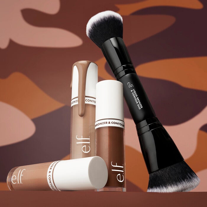 Elf Liquid Bronzer & Contour Duo Brush - Zin Beauty Shop - Zine Beauty Shop