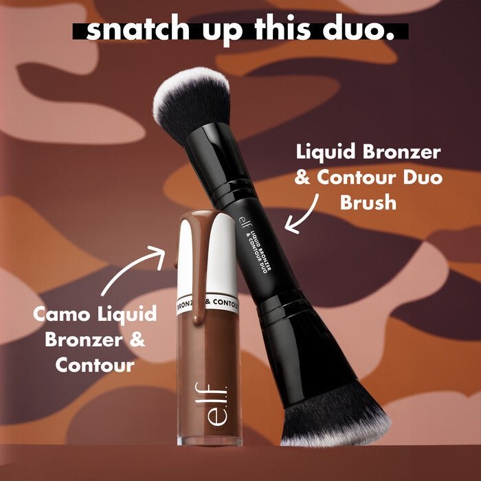 Elf Liquid Bronzer & Contour Duo Brush - Zin Beauty Shop - Zine Beauty Shop