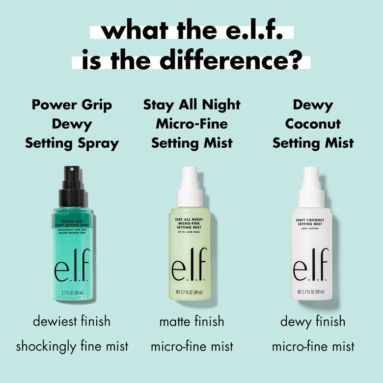 Elf Power Grip Dewy Setting Spray 80ml - Zin Beauty Shop - Zine Beauty Shop