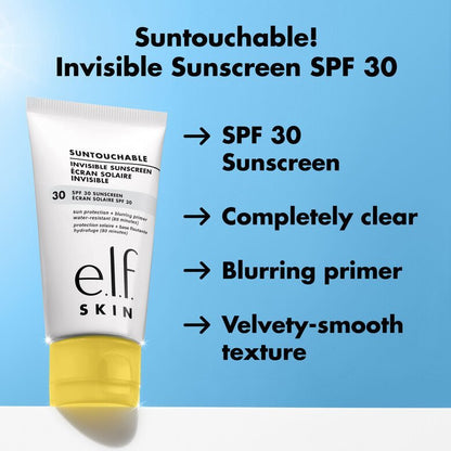 Elf Skin Suntouchable Invisible Sunscreen SPF 30 - Zine Beauty Shop - Zine Beauty Shop