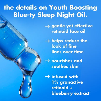 Elf Skin Youth Boosting Blue-ty Sleep Night Oil - Zin Beauty Shop - Zine Beauty Shop