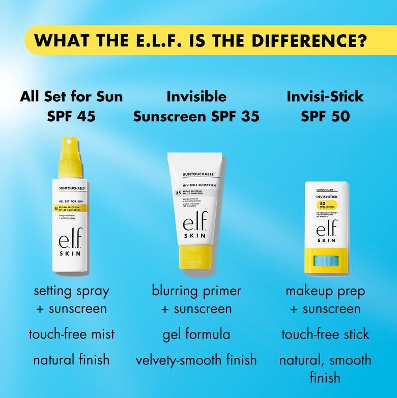 Elf Suntouchable Invisi-Stick SPF 50 - Zin Beauty Shop - Zine Beauty Shop