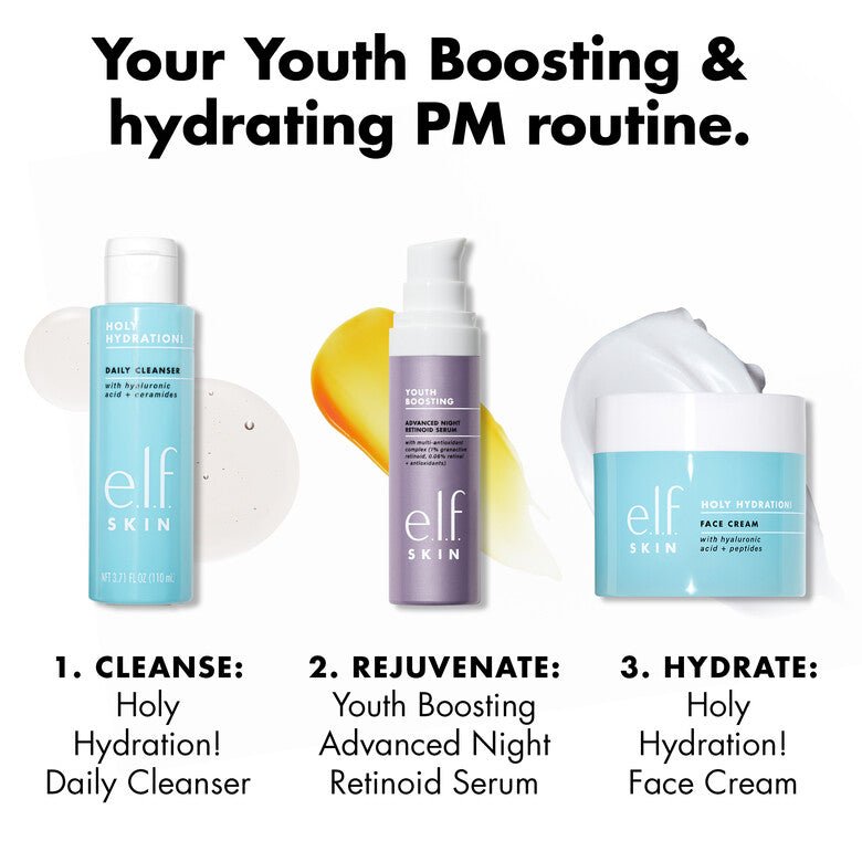 E.l.f Youth Boosting Advanced Night Retinoid Serum 30ml - Zin Beauty Shop - Zine Beauty Shop