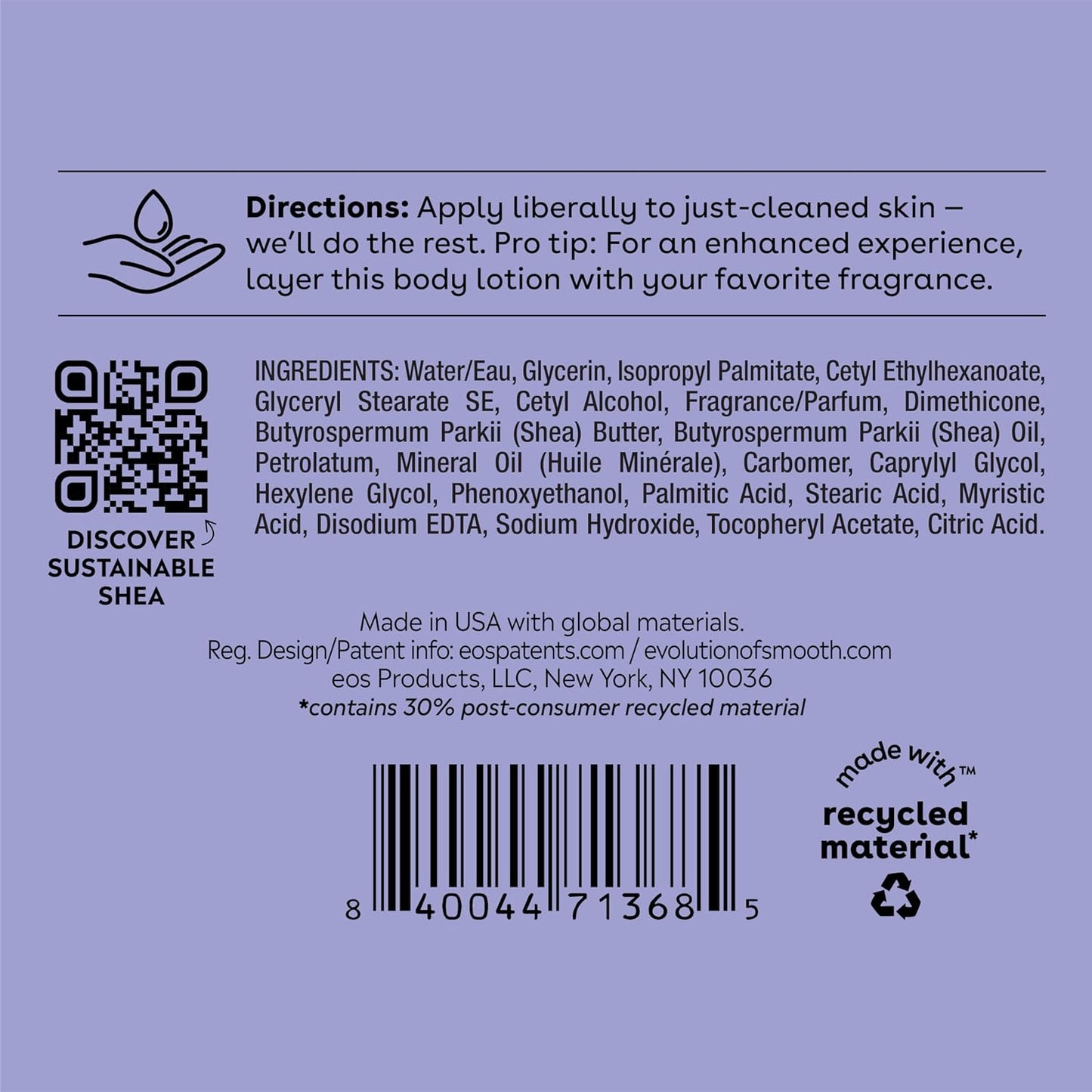 EOS Body Lotion 473ml - Zin Beauty Shop - Zine Beauty Shop