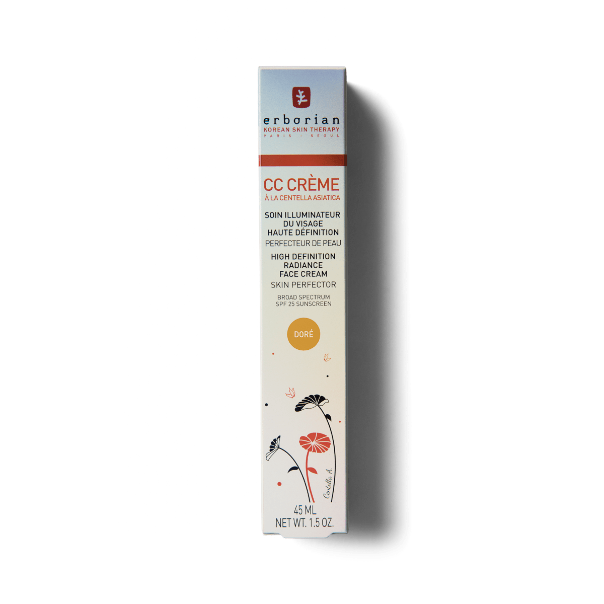 Erborian CC Cream Doré Even Tone Skin Perfector "Healthy Glow" Effect - Zin Beauty Shop - Zine Beauty Shop
