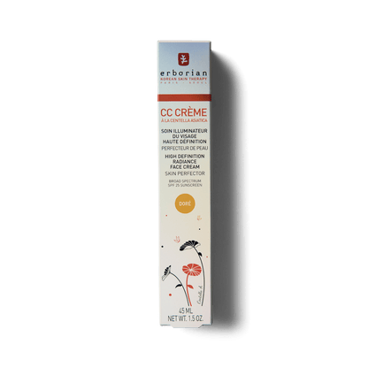 Erborian CC Cream Doré Even Tone Skin Perfector "Healthy Glow" Effect - Zin Beauty Shop - Zine Beauty Shop