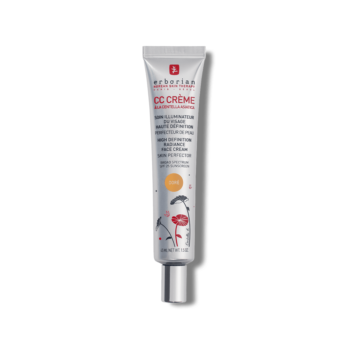 Erborian CC Cream Doré Even Tone Skin Perfector "Healthy Glow" Effect - Zin Beauty Shop - Zine Beauty Shop