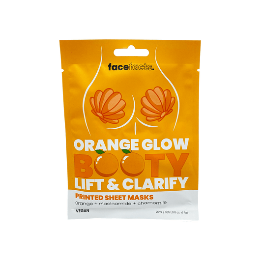 Face Facts Orange Glow Booty Lift & Clarify Sheet Mask - Zin Beauty Shop - Zine Beauty Shop