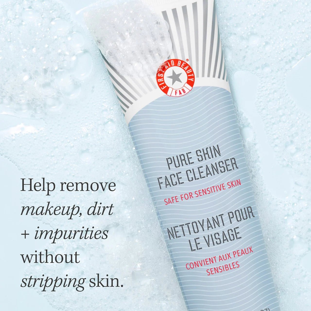 First Aid Beauty Pure Skin Face Cleanser 150ml - Zin Beauty Shop - Zine Beauty Shop