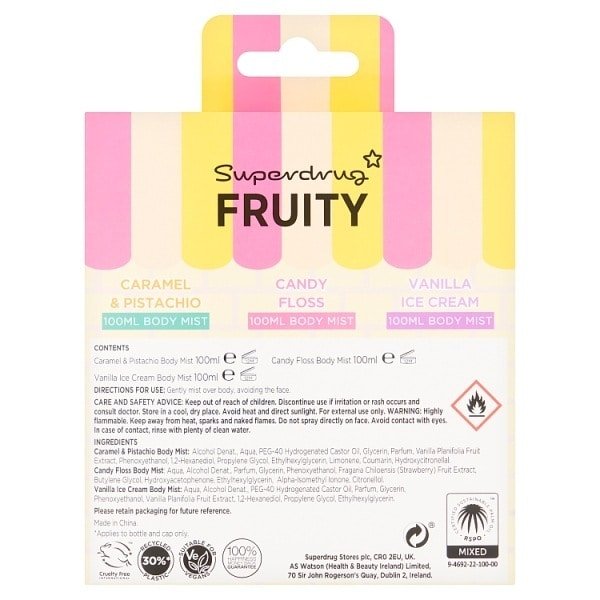Fruity Mists Gift Set 100ml ×3 - Zin Beauty Shop - Zine Beauty Shop