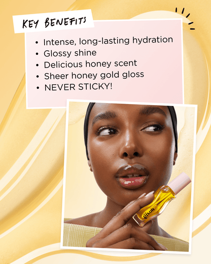 Gisou Honey Infused Hydrating Lip Oil - Zin Beauty Shop - Zine Beauty Shop