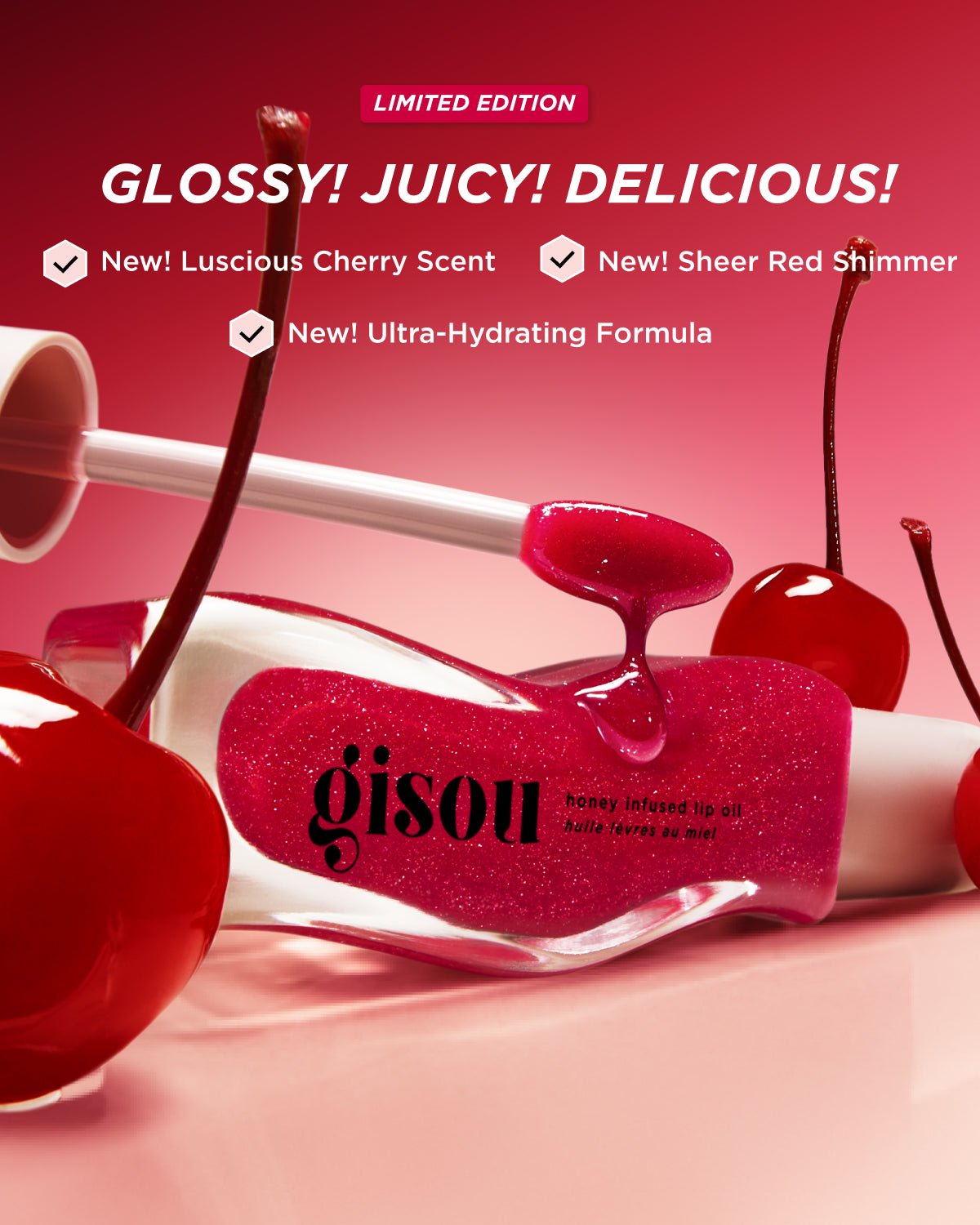 Gisou Honey Infused Hydrating Lip Oil - Zin Beauty Shop - Zine Beauty Shop