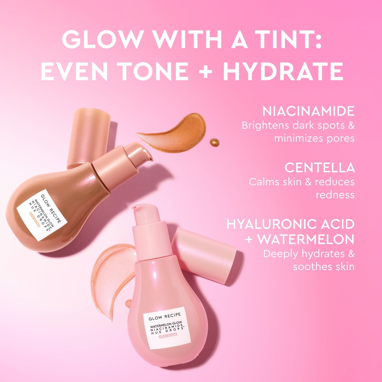 Glow Recipe Watermelon Glow Niacinamide Hue Drops 40ml - Zine Beauty Shop - Zine Beauty Shop
