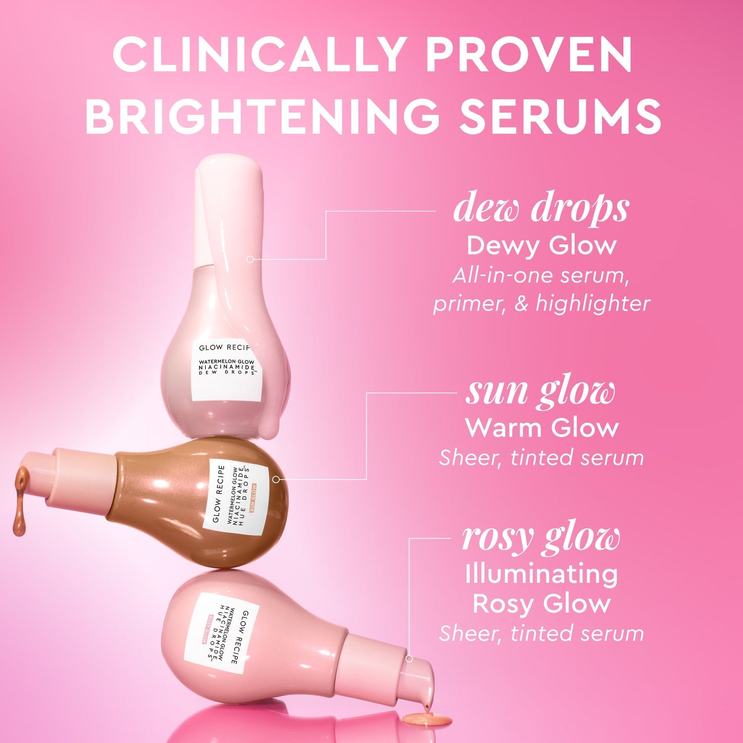Glow Recipe Watermelon Glow Niacinamide Hue Drops 40ml - Zine Beauty Shop - Zine Beauty Shop