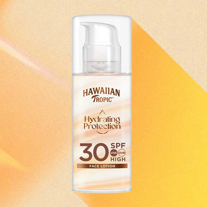 Hawaiian Tropic Hydrating Protection Face Sunscreen Lotion SPF 30 50ml - Zine Beauty Shop - Zine Beauty Shop