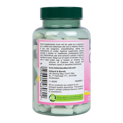 Holland & Barrett Calcium + Magnesium & Vitamin D 120 Tablets - Zine Beauty Shop - Zine Beauty Shop