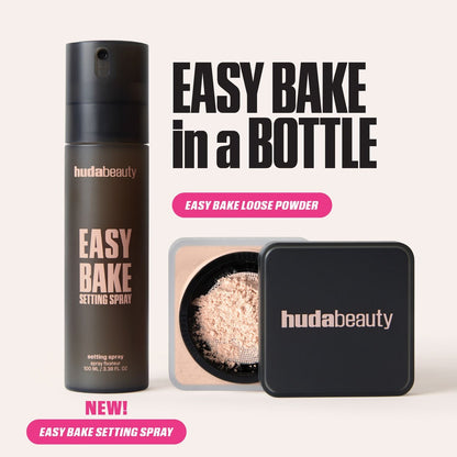 Huda Beauty Easy Bake Setting Spray with 16-Hour Wear 100ml - Zin Beauty Shop - Zine Beauty Shop