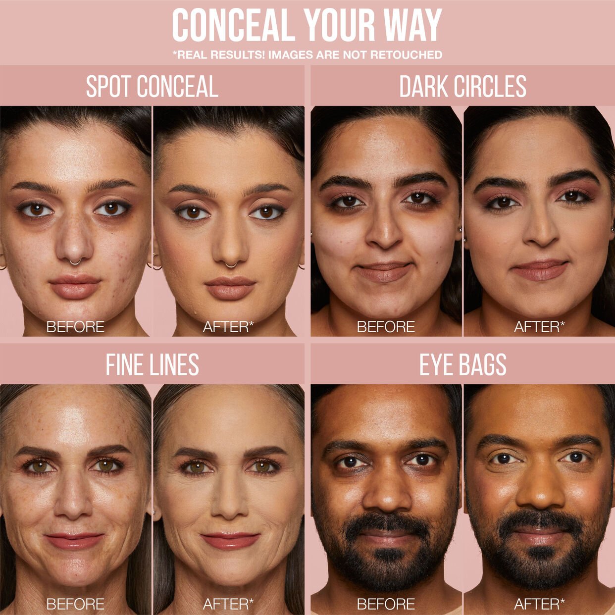 Huda Beauty FauxFilter Luminous Matte Concealer - Zin Beauty Shop - Zine Beauty Shop