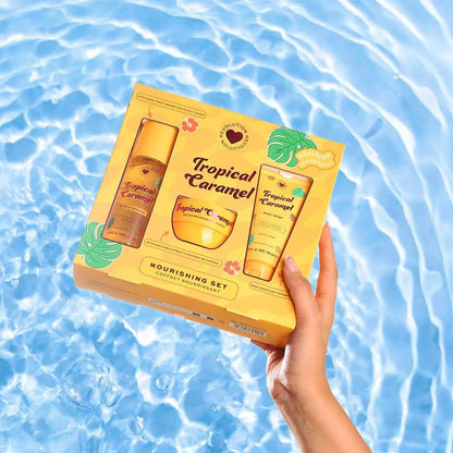 I Heart Revolution Tropical Caramel Bath & Body Gift Set - Zine Beauty Shop - Zine Beauty Shop