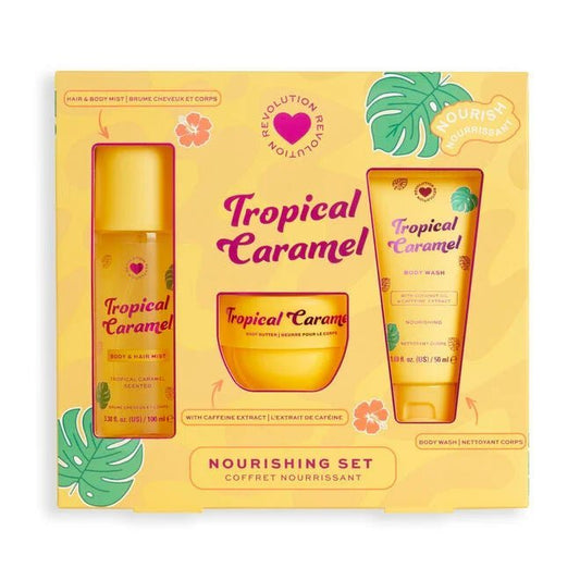 I Heart Revolution Tropical Caramel Bath & Body Gift Set - Zin Beauty Shop - Zine Beauty Shop