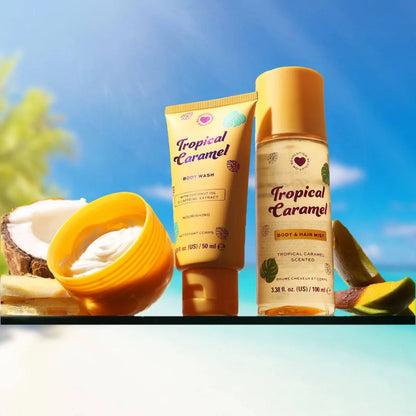 I Heart Revolution Tropical Caramel Bath & Body Gift Set - Zine Beauty Shop - Zine Beauty Shop