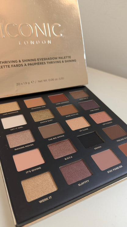 Iconic London Thriving & Shining Eyeshadow Palette - Zine Beauty Shop - Zine Beauty Shop