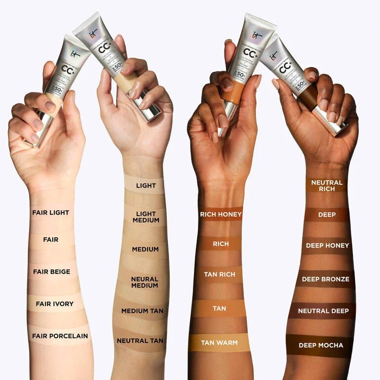 It Cosmetics CC+ Cream Full-Coverage Foundation with SPF 50+ - Zin Beauty Shop - Zine Beauty Shop